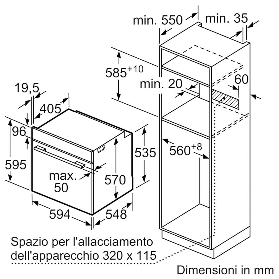 Cuptor incorporabil Bosch Electric 71l